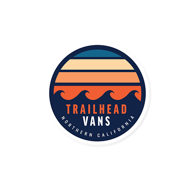 Trailhead Vans branding design logo logo design vector