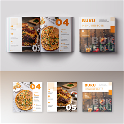 Menu Restaurant Design book design branding brochure brochure design cover book design design graphic design