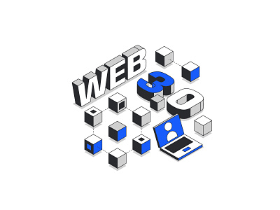 Web 3.0 illustration design illustration ui uidesign vector web webdesign