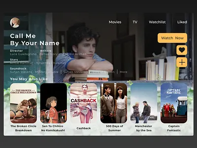 Tv App #DailyUI 025 025 25 app appdesign challenge dailyui dailyui025 dailyuichallenge design film mainstream movie smart smarttv tv tvapp ui web webdesign