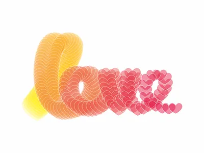 "Love" Lettering branding design design from s illustration letterform logo type typography withsoul