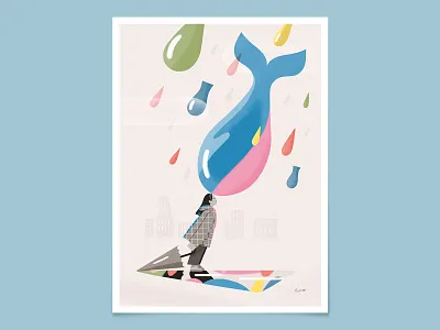 A touch of color design graphic design illustration pop vector