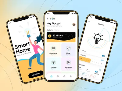 Smart Home Applications concept design home home application mobile applications remote control smart devices smart home smartapp ui ux web
