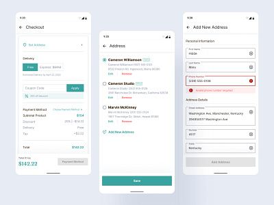 Buluh. - Set Address add item add to bag address buy cart checkout furniture furniture shop market payment set address shopping shopping cart summary order ui design