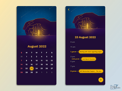 Calendar-DailyUI_038 dailylearning dailyui design ui uichallenge uidesign uidesigner ux