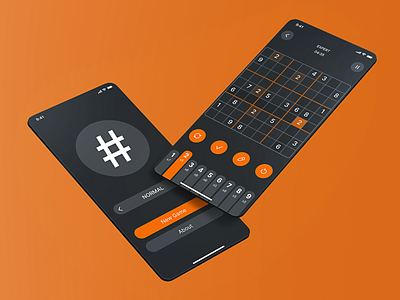 Sudoku app appdesign design graphic design screen sudoku ui ux