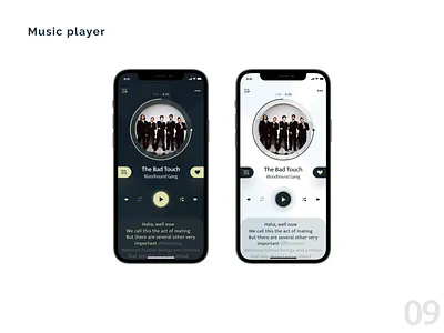 Daily UI challenge: 009 Music Player daily ui 009 music player design musicplayer