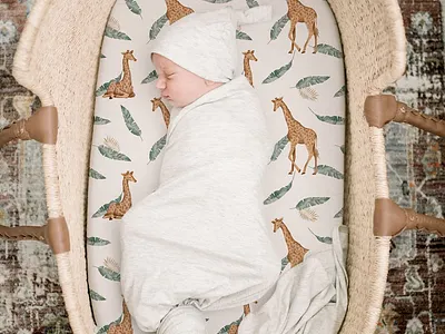 Giraffe and Botanic - Pattern Design adobe illustrator illustration pattern design procreate watercolor