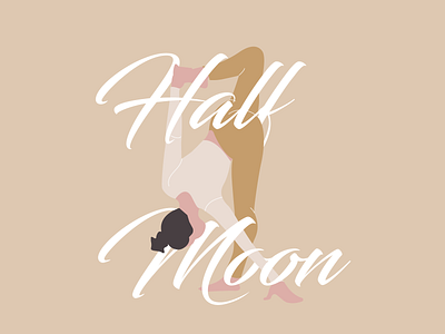 Yoga 2d digital drawing flat illustration pastel yoga yoga poses