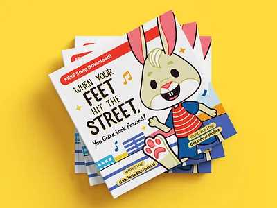 When Your Feet Hit the Street | Children's Book cartoon character design children children art children book children illustration cover design design flat design graphic design illustration illustrator kids picture book street vector