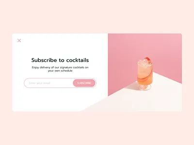 Subscription window pop up subscription ui webdesign