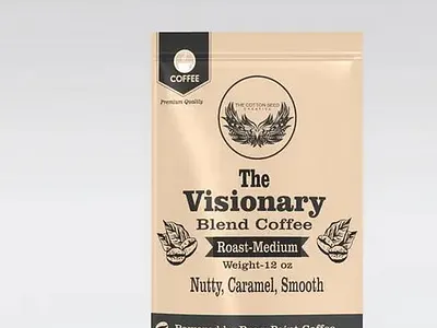Coffee Bag Design bannar photoshop ui