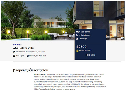 Real Estate Custome Post Design with jet Engine real estate real estate custom post real estate custome post design real estate web real estate website wordpress website