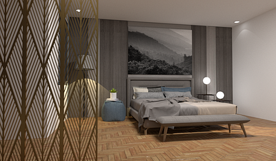 Bedroom black dark design illustration interior textures