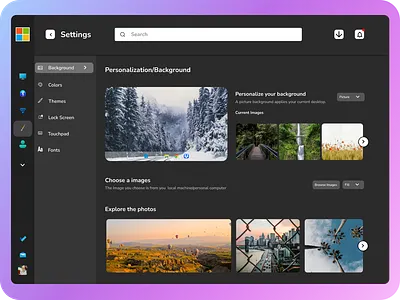 Windows Settings app design figma letsdesign microsoft screen settings ui ux windows