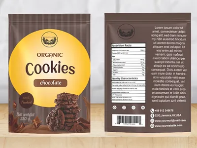 Cookies Packaging design book cover photo editting photoshop vector