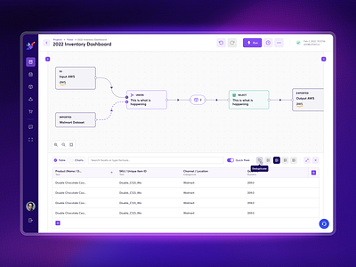 Ikigai Workflow canvas components development editing editor flow flow builder interface node node builder product product design software tool ui ux visual visual programming web workflow