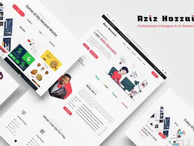 Portfolio Web UI Design Templates branding creative design design home page minimal design modern ui saas saas website ui ui design ui templates uiux user experience user interface ux design web design web page web templates website