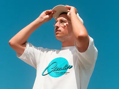 Free T-Shirt Logo Mockup logo mockup