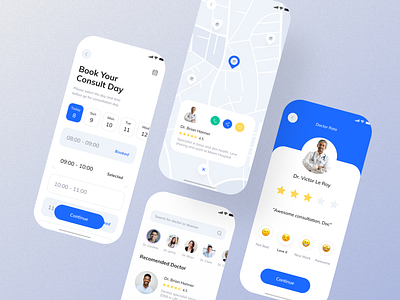 Doctcon Mobile UI app app design app ui app ui design design doctor ui hospital hospital app medical medical ui mobile app ui ui design ux