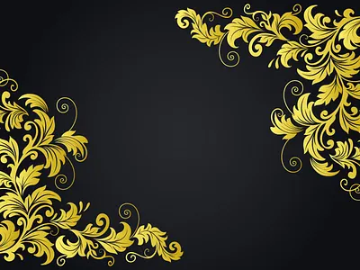 Vector Vintage Floral Design Elements template