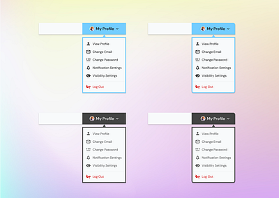 Design Challenge - Dropdown dropdown menu ui ux