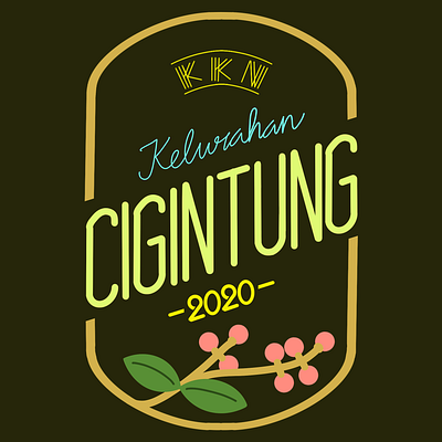 KKN Kelurahan Cigintung 2020 branding design graphic design illustration logo vector