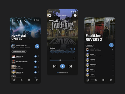 Independent Music App🎵 app design figma music ui