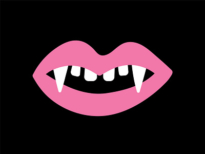 Vampire Fang Lips fang fang lips halloween icons halloween illustrations lips vampire vampire fang y2k svg