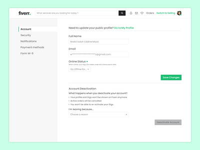 Fiverr Redesign designs, themes, templates and downloadable graphic ...