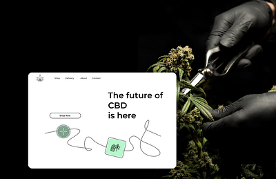 CBD Product Landing Page cbd landing page