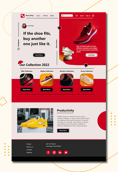 Shoes Shop app design graphic design ui ux