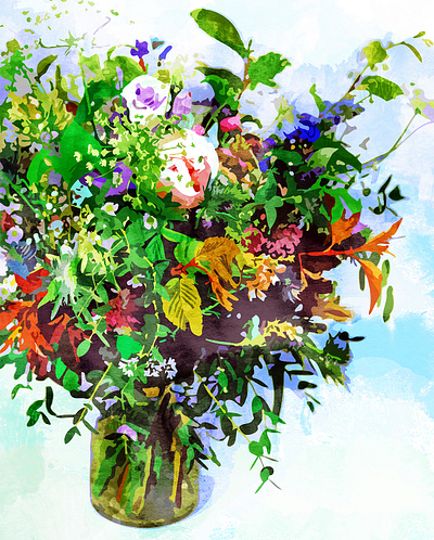 I must have flowers, always & always modern