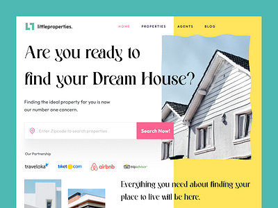 Real Estate Website 🏠 design house land landing property real estate trending ui ux website
