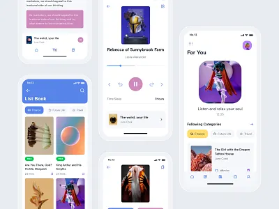 TramKam Mobile App UI KIT - Reading app design ios kit mobile news reading template tramkam ui