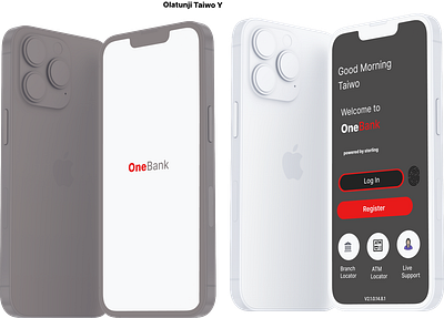 OneBank Mockups