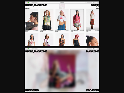 store/concept/004 art direction design e commerce layout typogaphy ui ux web website