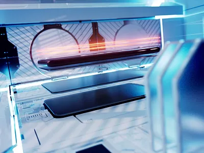 Cmd-J // Sci Fi Logo Concept after effects animation c4d cinema 4d logo loop sci fi