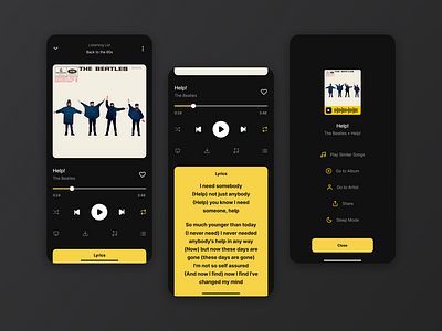 Music Player Turkcell Fizy App album app mobile music play player playlist spotify turkcell ui ui design