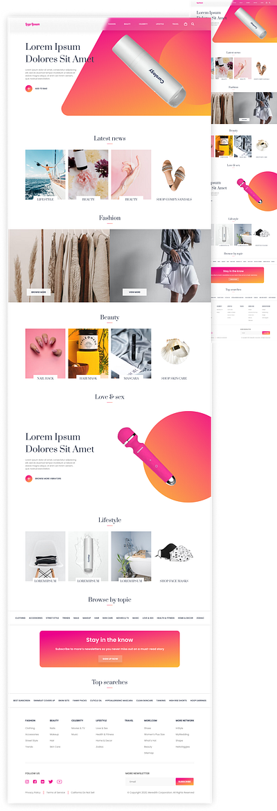 Skincare LP design creativity design dribbble figma ui design user interface