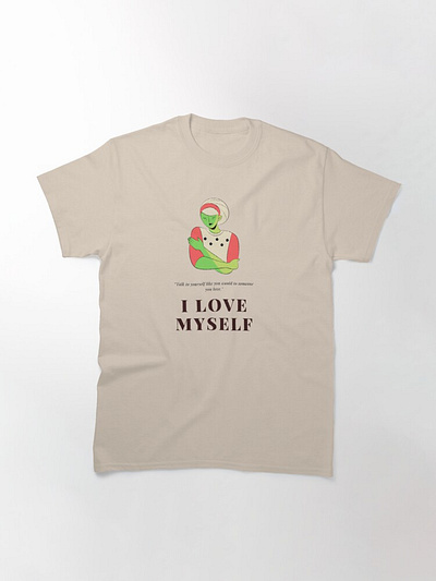 SelfLove T-shirt branding graphic design illustration redbubble selflove t shirt tshirt