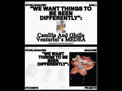 Store/concept/001 art directio design layout typogaphy ui ux web website