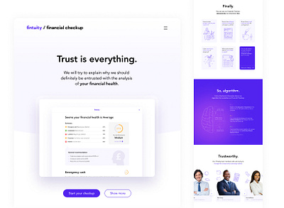 Fintuity Marketing Landing New Version figma landing ui ux design uidesign webdesign