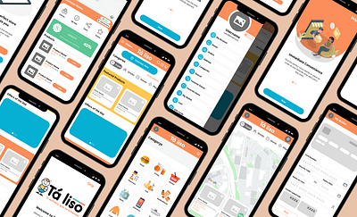 Design App/UI - Delivery App app delivery app design figma product design ui ux visual design