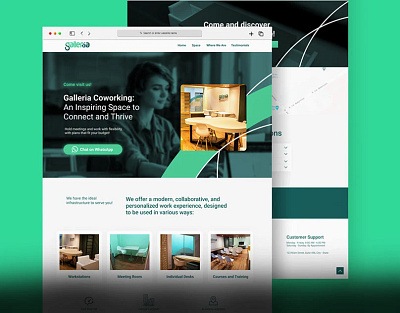 Webdesign - Coworking coworking design ui ux webdesign