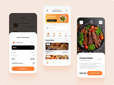 Food Order App app delivery design eats food ui ux