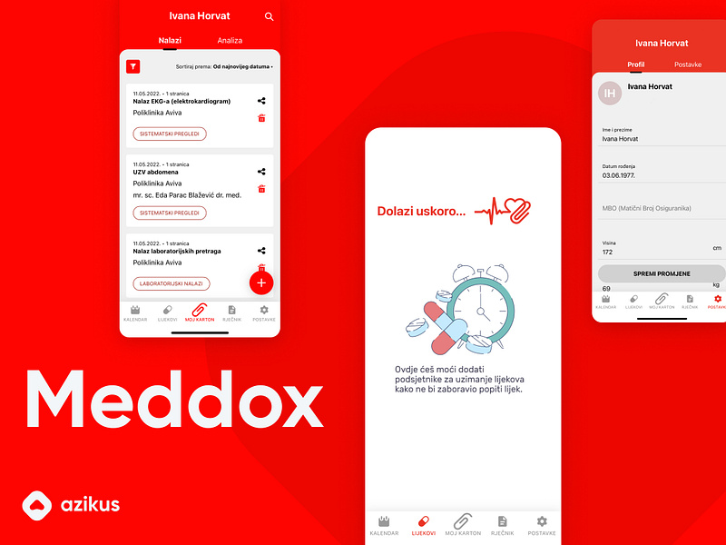 Meddox Mobile App android design figma healthcare ios meddox photorecognition
