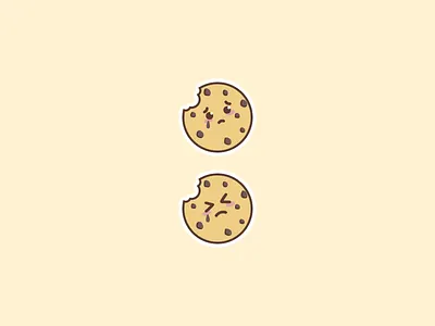 Cookies cookie cookie notification cookies graphic design illustration uidesign vector