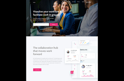 Collaboration web UI design 3d app branding design figma graphic design illustration logo ui wireframing