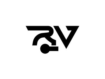 RV branding bus camper campground camping car forest graphic design icon identity illustration logo minimal mountain park r rental rv usa vehicle